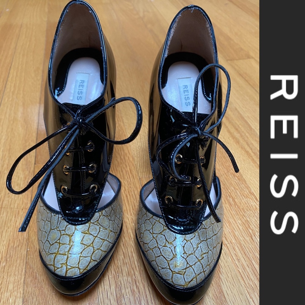 REISS 100% Leather - Patent Leather Heels